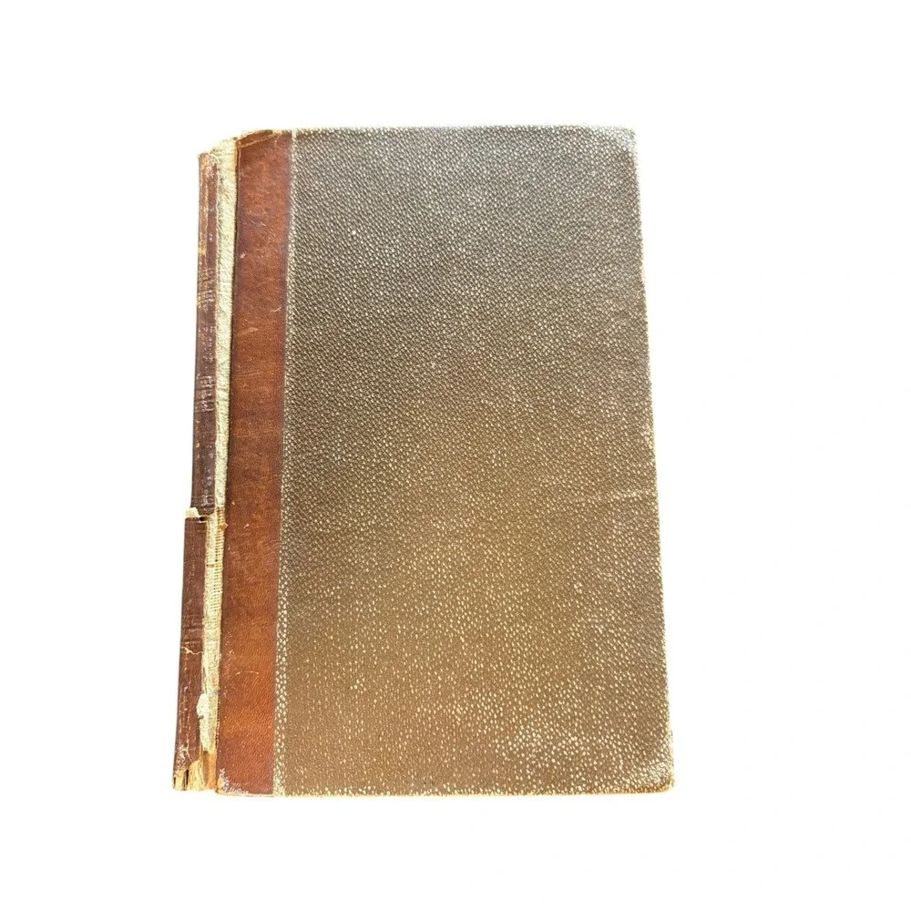 1897 School Algebra G‎ A Wentworth Antique Hardcover Math Textbook